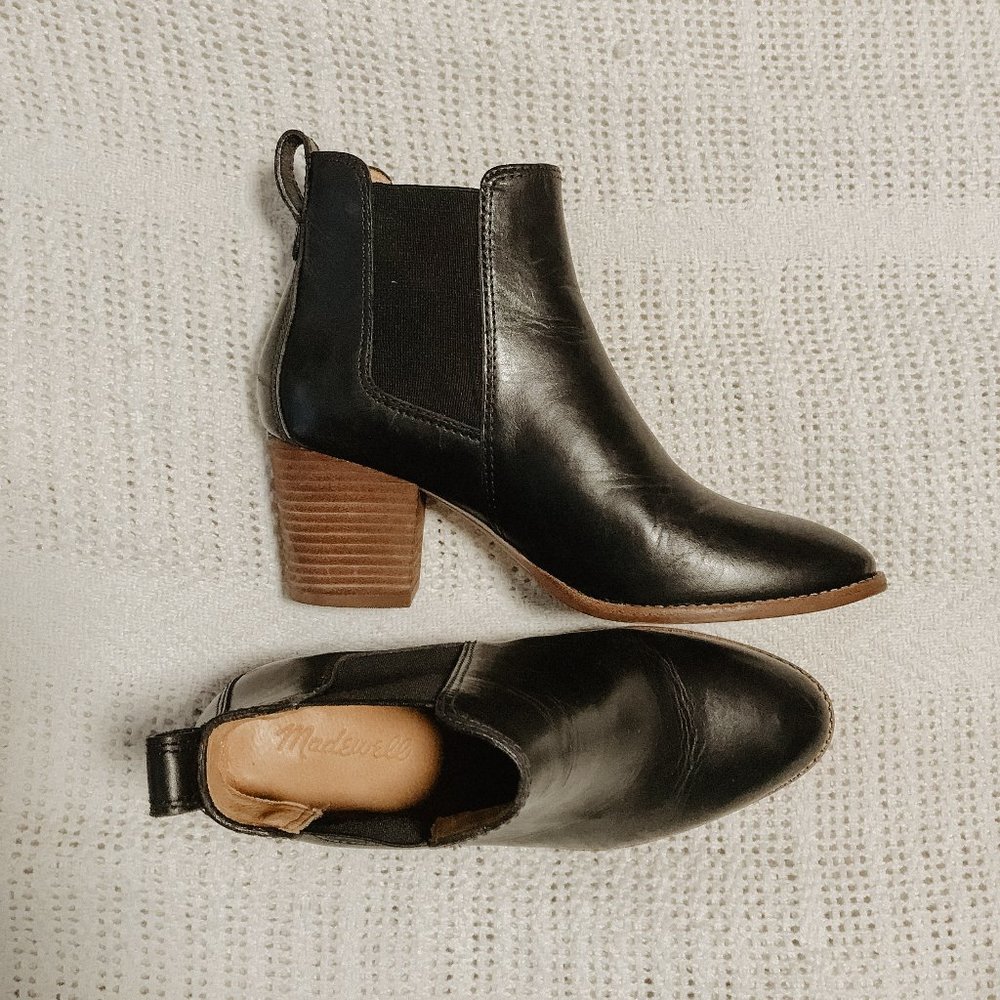Madewell The Regan Boot Black Size 7